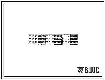 Фасады Типовой проект 1-464Д-142 Трехэтажный трехсекционный дом на 26 квартир (однокомнатных 1Б-8; двухкомнатных 2Б-8; трехкомнатных 3Б-10). Для строительства в IВ климатическом подрайоне и II климатическом районе Нечерноземной зоны РСФСР.
