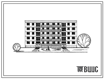 Фасады Типовой проект 102-06с/1 Пятиэтажная блок-секция двойная на 30 квартир (однокомнатных 1А-5, двухкомнатных 2Б-20, трехкомнатных 3Б-5) со стенами из блоков пильных известняков. Для строительства в районах сейсмичностью 8 баллов Молдавской ССР