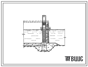 Фасады Типовой проект 403-2-011.22.86 Узлы водосливных колодцев на шламохранилищах. Водосливные колодцы производительностью 0,8 м/с высотой 15, 20, 25 м