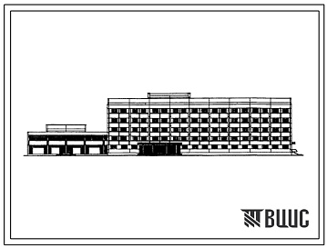 Фасады Типовой проект 282-5-54С Гостиница (в конструкциях ИИС-04) на 205 мест