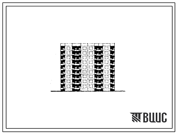 Фасады Типовой проект 92-033С/1 Блок-секция девятиэтажная 71-квартирная рядовая для малосемейных (однокомнатных 1А — 18, 1Б — 35, двухкомнатных 2А — 18). Для строительства в IВ климатическом подрайоне, II и III климатических районах сейсмичностью 7 баллов.