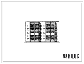 Фасады Типовой проект 86-07.86 Пятиэтажная блок-секция на 20 квартир. Для строительства в городах и поселках городского типа