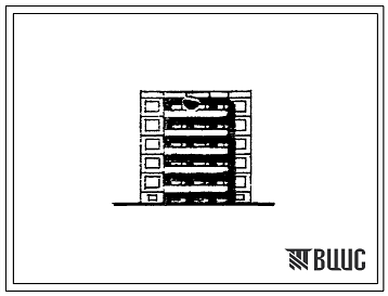 Фасады Типовой проект 121-084/1 Пятиэтажная блок-секция рядовая с торцевыми окончаниями на 15 квартир (двухкомнатных 2Б-15). Для строительства во 2 климатическом районе Эстонской ССР
