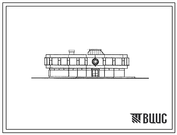 Фасады Типовой проект 282-1-90 Блок-здание комплексного приемного пункта бытового обслуживания на 50 рабочих мест с мастерскими мелкого ремонта и парикмахерской. Для строительства в 1В климатическом подрайоне, 2 и 3 климатических районах
