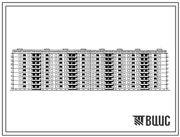 Фасады Типовой проект 111-157-8с.13.86 9-ти этажный 8-ти секционный 144 квартирный жилой дом крупнопанельный с квартирами 2Б.3Б.4Б. (для г.Баку)