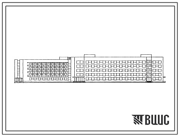 Фасады Типовой проект 164-87-113 Дом-интернат для престарелых и инвалидов на 241 место