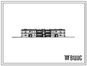 Фасады Типовой проект 113-17-13 Двухэтажный18-квартирный трехсекционный жилой дом на 18 квартир (однокомнатных 1Б-4, двухкомнатных 2А-2, двухкомнатных 2Б-8, трехкомнатных 3А-4). Для строительства в 1В климатическом подрайоне во 2 и 3 климатических районах.