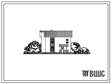 Фасады Типовой проект 144-24-95/1 Двухэтажный жилой дом с четырехкомнатной квартирой в двух уровнях для индивидуальных застройщиков. Для строительства во 2 и 3 климатических районах (северо-центральных районов Украинской ССР)