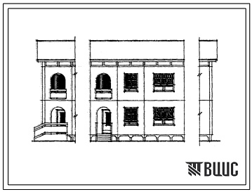 Фасады Типовой проект 228-08сп.84 2-этажная блок-квартира типа 5Б в двух уровнях. Для строительства в 4А и 4Г климатических подрайонах Узбекской ССР сейсмичностью 7,8,9 баллов на грунтах 2 типа просадочности.
