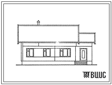 Фасады Типовой проект 1-480А-71.86 4-х комнатный одноэтажный дом. Для государственного строительства в сельской месности УССР