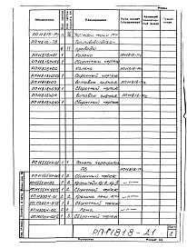 Состав фльбома. Проект 11818 ПечьАльбом 1 Рабочий проект печи