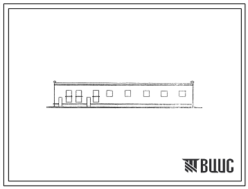 Фасады Типовой проект 705-2-22 Склад ядохимикатов селитры емкостью 580 т, для колхозов и совхозов