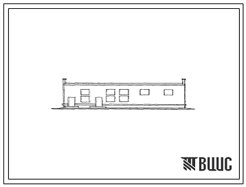 Фасады Типовой проект 705-2-18 Склад ядохимикатов и селитры емкостью 260 т для колхозов и совхозов