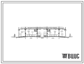 Фасады Типовой проект 709-112 Механизированный пункт переработки среднетоннажных контейнеров с объемом по прибытию 10,20, 30, 40, 60 и 80 платформ