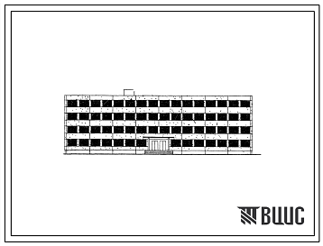 Фасады Типовой проект 232-2-24/75 Универсальный учебный корпус для техникумов и ПТУ со средней общеобразовательной подготовкой на 720 учащихся и для ПТУ без средней общеобразовательной подготовки на 960 учащихся в конструкциях серии ИИ-04.