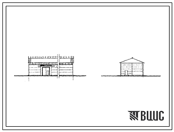 Фасады Типовой проект 709-25 Портовый склад штучных грузов пролетом 12 м, длиной 24, 36 и 48 м. Здание неотапливаемое, без рампы.