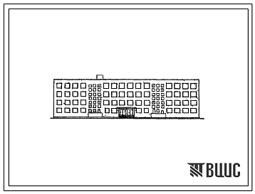 Фасады Типовой проект 234-2-47 Универсальный учебный корпус для техникумов и ПТУ на 960 учащихся со средней общеобразовательной подготовкой.
