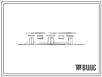 Фасады Типовой проект 704-3-5 Склад масел и химматериалов тарного хранения площадью 216 м2 без рампы.