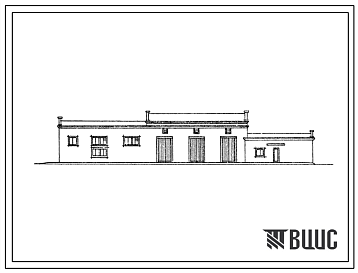 Фасады Типовой проект 705-2-26 Склад селитры и ядохимикатов емкостью 370 т.