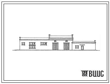 Фасады Типовой проект 705-2-25 Склад селитры и ядохимикатов емкостью 260 т.