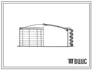 Фасады Типовой проект 705-4-49С Резервуар однослойный стальной для хранения неагрессивных химических продуктов емкостью — 10000 м?.