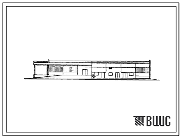 Фасады Типовой проект 709-166 Склад креолина и других жидких химикатов емкостью 150 тонн для баз зооветеринарного снабжения