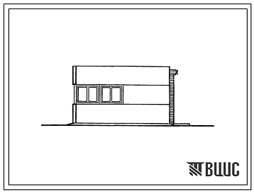 Фасады Типовой проект 704-9-6 Операторская для складов нефтепродуктов вместимостью 40, 80, 150 и 300 м3 для колхозов и совхозов