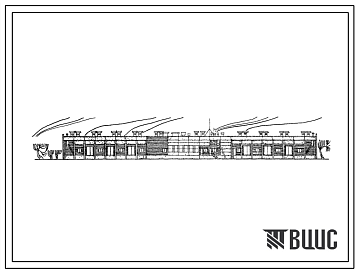 Фасады Типовой проект 701-4-79 Холодильник для хранения картофеля емкостью 8000 т