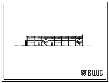 Фасады Типовой проект 701-4-83с Холодильник для хранения картофеля емкостью 1000 т для южных районов