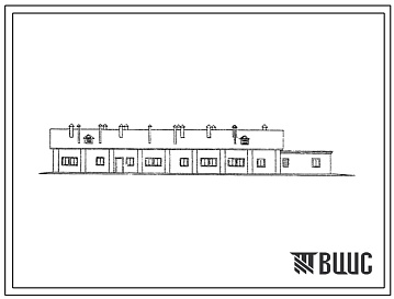 Фасады Типовой проект 801-5-16.83 Доильно-молочный блок на 2 установки «Елочка» УДЕ-8А.