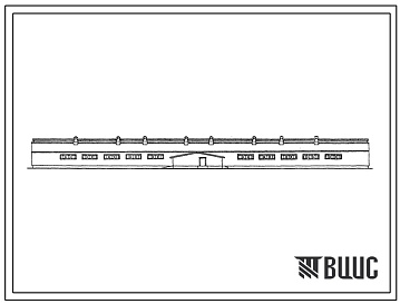 Фасады Типовой проект 801-4-63.83 Телятник на 500 голов.