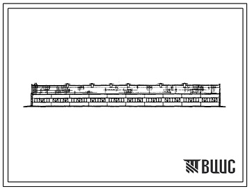 Фасады Типовой проект 801-4-109.13.86 Здание для откорма 230 голов молодняка крупного рогатого скота привязного содержания (для Латвийской ССР)
