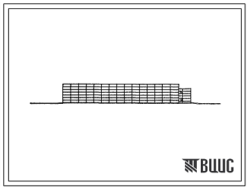 Фасады Типовой проект 709-9-20.83 Прирельсовый механизированный склад запасных частей без административных помещений разовой емкостью 2 тыс.т (с проходной технологической схемой переработки грузов Н=9,6м).