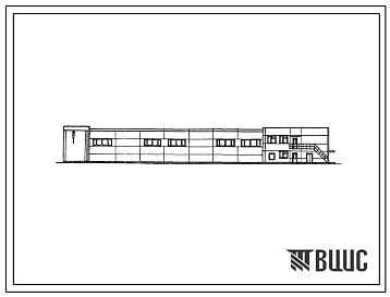 Фасады Типовой проект 709-9-22.84 Склад баночной продукции на 1000 тонн годового грузооборота.