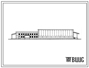 Фасады Типовой проект 703-3-6.84 База продовольственная емкостью 5 тыс.тонн.