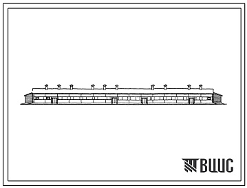 Фасады Типовой проект 801-414 Коровник для отела 240 коров с выращиванием телят до 20 дневного возраста.