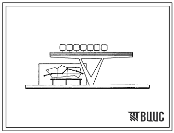 Фасады Типовой проект 503-77 Выпуск 3 Автопавильон на 20 человек, открытый (вариант V-образная опора).