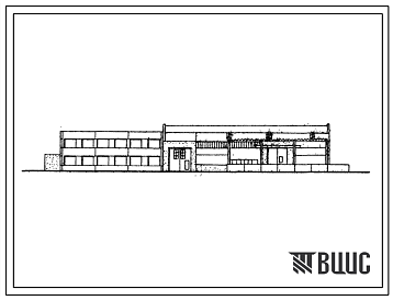 Фасады Типовой проект 503-258 Главный корпус для грузовой автостанции на 500 т отправлений в сутки.