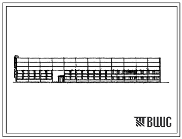 Фасады Типовой проект 503-255 Главный корпус автотранспортного предприятия на 250 автопоездов.