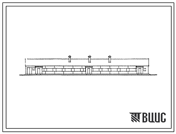 Фасады Типовой проект 801-318с Коровник на 200 коров привязного содержания для строительства в районах сейсмичностью 7 баллов