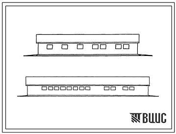 Фасады Типовой проект 801-83 Летний лагерь крупного рогатого скота на 400 коров стойлового содержания