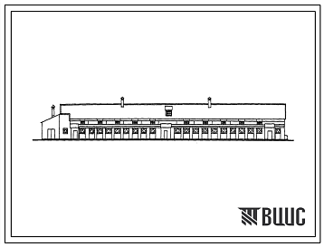 Фасады Типовой проект 801-193 Коровник на 200 коров привязного содержания с молочным блоком.
