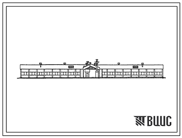 Фасады Типовой проект 801-180м Коровник на 100 молочных коров с привязным содержанием.