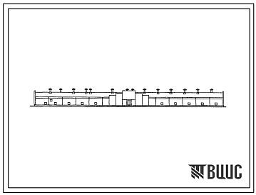 Фасады Типовой проект 805-3-67с.86 Птичник на 46030 голов ремонтного молодняка кур в клеточных батареях БКМ-3