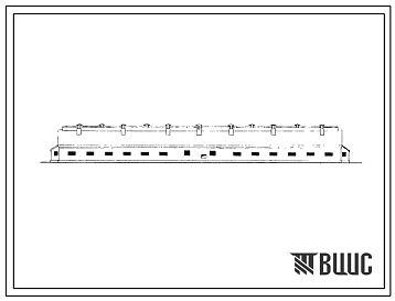 Фасады Типовой проект 805-17/66 Птичник клеточного содержания на 20 тыс. кур-несушек