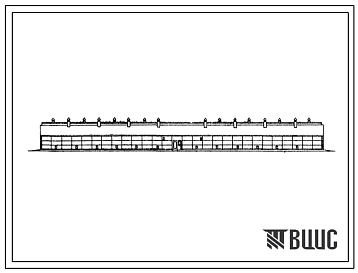 Фасады Типовой проект 805-279 Птичник на 10200 кур прародительского стада яичного направления с содержанием в клетках.