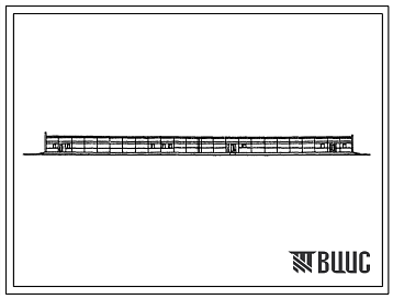 Фасады Типовой проект 805-317 Птичник на 200 000 голов ремонтного молодняка промышленного стада кур в клеточных батареях КБУ-3.