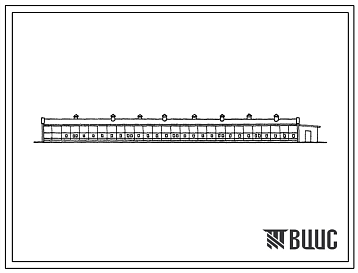 Фасады Типовой проект 805-253 Птичник на 2650  уток родительского стала