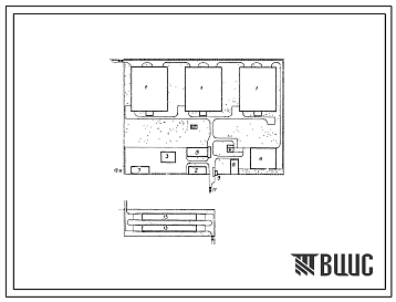 Фасады Типовой проект 819-230 Птицеферма на 1 млн. бройлеров в год без родительского стада. Схема генплана