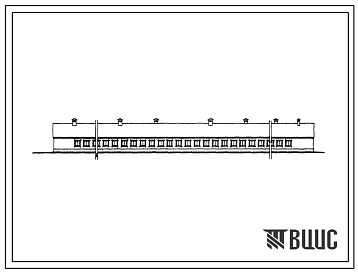Фасады Типовой проект 805-93 Птичник на 20 тыс. цыплят (бройлеров). Для строительства в районах с расчетной наружной температурой -10 0С.